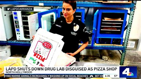 Drug lab pizza shop north hollywood - Jun 26, 2023 · The Los Angeles Police Department (LAPD) said the North Hollywood lab was located in the 7300 block of Radford Avenue, according to FOX 11 Los Angeles. The lab was situated next to an... 